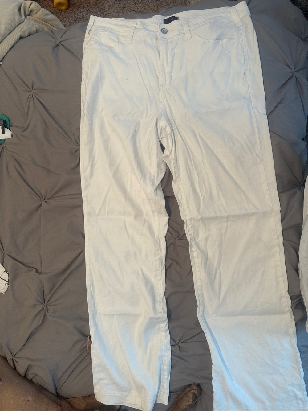 Not Your Daughters Jeans White Denim Jeans - Size 14